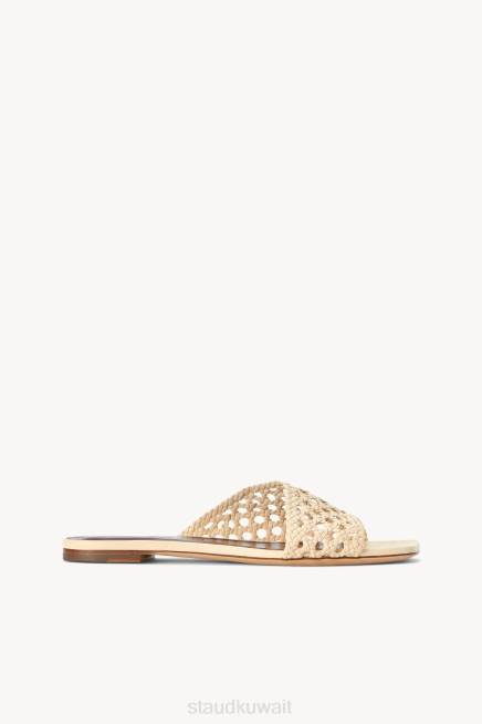 STAUD 42R0923 صندل من الكروشيه نحيف كريم أحذية
