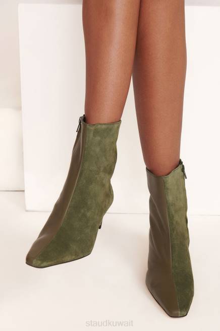 STAUD 42R0998 انقسام والي التمهيد الكاحل نحيف أفوكادو أحذية